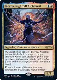 Magic: The Gathering - SLX Cards - Bjorna, Nightfall Alchemist Rare/002 Lightly Played