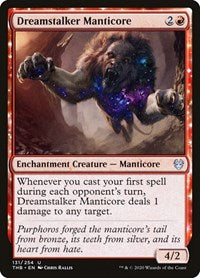 Magic: The Gathering - Theros Beyond Death - Dreamstalker Manticore FOIL Uncommon/131 Lightly Played
