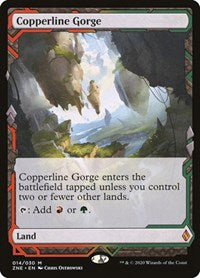 Magic: The Gathering Single - Zendikar Rising Expeditions - Copperline Gorge - Mythic/014 Lightly Played