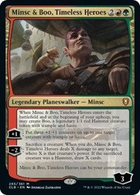 Magic: The Gathering Single - Commander Legends: Battle for Baldur's Gate - Minsc & Boo, Timeless Heroes - Mythic/285 Lightly Played