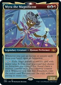 Magic: The Gathering - Unfinity - Myra the Magnificent (Showcase) (Foil) - Mythic/267 Lightly Played