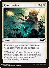 Magic: The Gathering - Mystery Booster Cards - Resurrection Common/030 Lightly Played