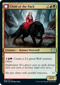 Magic: The Gathering - Innistrad: Crimson Vow - Child of the Pack Uncommon/234 Lightly Played