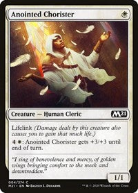 Magic: The Gathering Single - Core Set 2021 - Anointed Chorister (Foil) Common/004 Lightly Played