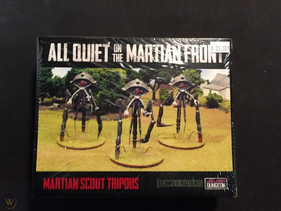 all Quiet on the Martian Front Martian Scout Tripods
