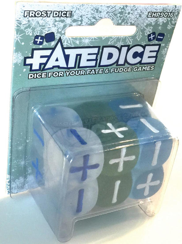 Fate Core RPG: Fate Dice - Frost (12)