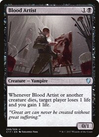 Magic: The Gathering - Commander 2017 - Blood Artist - Uncommon/099 Lightly Played