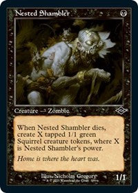 Magic: The Gathering - Modern Horizons 2 - Nested Shambler (Retro Frame) Foil Common/399 Lightly Played