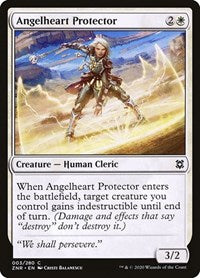 Magic: The Gathering Single - Zendikar Rising - Angelheart Protector Common/003 Lightly Played