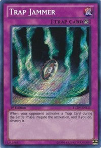 Yugioh / Yu-Gi-Oh! Single - Legendary Collection 4: Joey's World - Trap Jammer (1st Edition) - Secret Rare/LCJW-EN111 Lightly Played