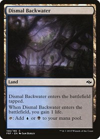 Magic: The Gathering - Fate Reforged - Dismal Backwater FOIL Common/168 Lightly Played