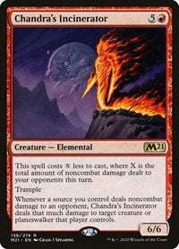Magic: The Gathering - Core Set 2021 - Chandra's Incinerator (Foil) Rare/136 Lightly Played