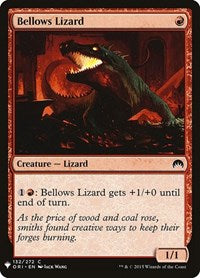 Magic: The Gathering Single - The List - Bellows Lizard - Common/132 Lightly Played