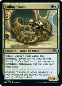 Magic: The Gathering Single - Double Masters 2022 - Coiling Oracle (Foil) - Common/194 Lightly Played