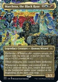 Magic: The Gathering Single - Double Masters 2022 - Marchesa, the Black Rose - FOIL Rare/382 Lightly Played