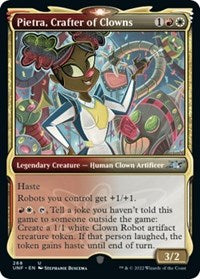 Magic: The Gathering - Unfinity - Pietra, Crafter of Clowns (Showcase) (Foil) - Uncommon/268 Lightly Played