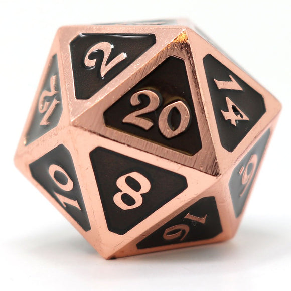 Dire d20 - Mythica Copper Onyx
