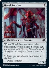 Magic: The Gathering Single - Innistrad: Crimson Vow - Blood Servitor Common/252 Lightly Played