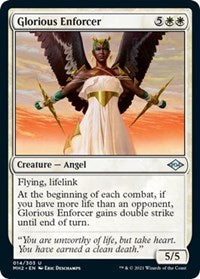 Magic: The Gathering Single - Modern Horizons 2 - Glorious Enforcer - Uncommon/014 Lightly Played