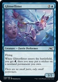 Magic: The Gathering - Unfinity - Glitterflitter (Foil) - Common/048 Lightly Played