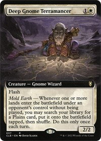 Magic: The Gathering Single - Commander Legends: Battle for Baldur's Gate - Deep Gnome Terramancer (Extended Art) - Rare/607 Lightly Played
