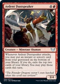 Magic: The Gathering Single - Strixhaven: School of Mages - Ardent Dustspeaker Uncommon/092 Lightly Played
