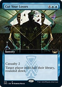Magic: The Gathering - Streets of New Capenna - Cut Your Losses (Foil) (Extended Art) - Rare/410 Lightly Played