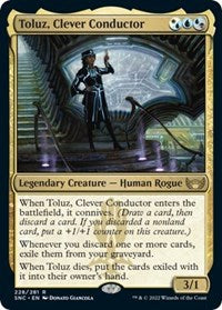 Magic: The Gathering Single - Streets of New Capenna - Toluz, Clever Conductor Rare/228 Lightly Played