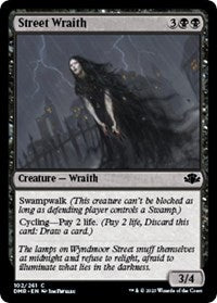 Magic: The Gathering Single - Dominaria Remastered - Street Wraith (Foil) - Common/102 Lightly Played