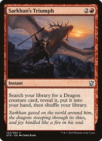 Magic: The Gathering - Dragons of Tarkir - Sarkhan's Triumph Uncommon/154 Lightly Played