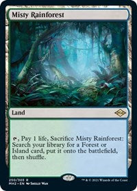 Magic: The Gathering - Modern Horizons 2 - Misty Rainforest Rare/250 Lightly Played