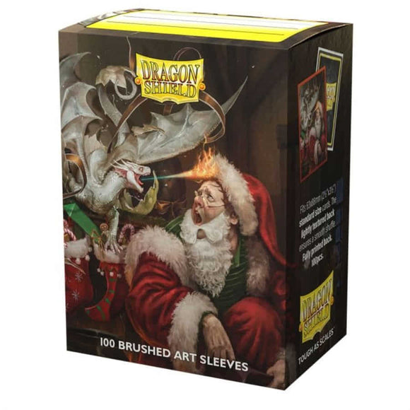 DRAGON SHIELD SLEEVES: ART BRUSHED: CHRISTMAS 2021 (BOX OF 100)