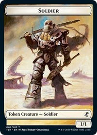 Magic: The Gathering - Time Spiral: Remastered - Soldier Token/002 Lightly Played