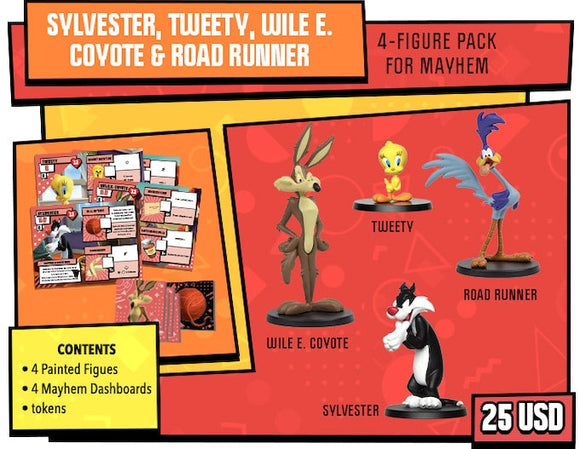 Looney Tunes Mayhem 4-figure Pack