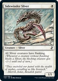 Magic: The Gathering - Time Spiral: Remastered - Sidewinder Sliver Common/043 Lightly Played