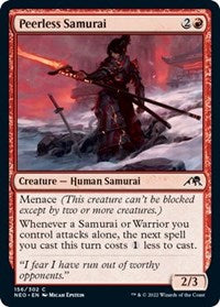 Magic: The Gathering Single - Kamigawa: Neon Dynasty - Peerless Samurai Common/156 Lightly Played