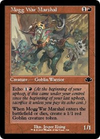 Magic: The Gathering Single - Dominaria Remastered - Mogg War Marshal (Retro Frame) - Common/326 Lightly Played