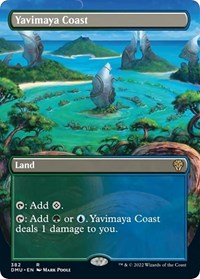 Magic: The Gathering Single - Dominaria United - Yavimaya Coast (Borderless) - Rare/382 Lightly Played