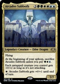 Magic: The Gathering Single - Dominaria Remastered - Arcades Sabboth - FOIL Rare/187 Lightly Played