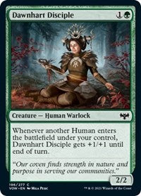 Magic: The Gathering - Innistrad: Crimson Vow - Dawnhart Disciple Common/198 Lightly Played