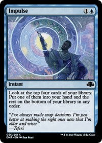 Magic: The Gathering Single - Dominaria Remastered - Impulse (Foil) - Common/056 Lightly Played