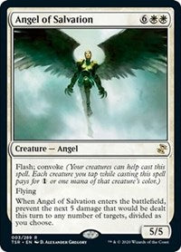 Magic: The Gathering - Time Spiral: Remastered - Angel of Salvation Rare/003 Lightly Played