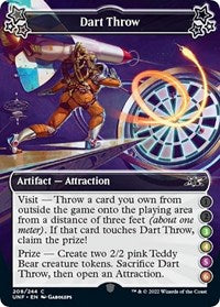 Magic: The Gathering - Unfinity - Dart Throw (3-4-5-6) (Foil) - Common/208 Lightly Played