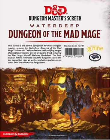 D&D 5th Edition: DM Screen- Dungeon of the Mad Mage