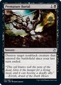 Magic: The Gathering - Time Spiral: Remastered - Premature Burial Uncommon/131 Lightly Played