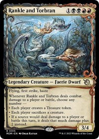 Magic: The Gathering Single - March of The Machine - Rankle and Torbran (Showcase) - Rare/0315 - Lightly Played
