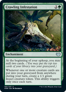 Magic: The Gathering - Innistrad: Crimson Vow - Crawling Infestation Uncommon/183 Lightly Played