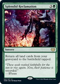 Magic: The Gathering - Innistrad: Crimson Vow - Splendid Reclamation Rare/221 Lightly Played