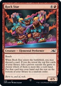 Magic: The Gathering - Unfinity - Rock Star (Galaxy Foil) - Common/408 Lightly Played