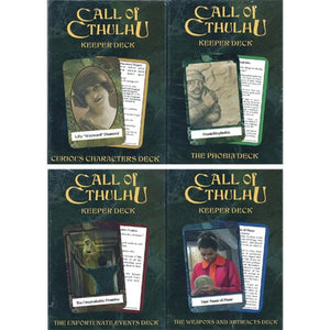 Call of Cthulhu RPG: Keeper Cards